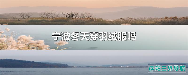 宁波冬天穿羽绒服吗